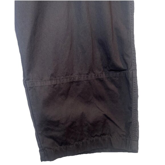 Pact Womens Gray Daily Twill Organic Cotton Elastic Waist Cropped Pants Sz L - Picture 3 of 14